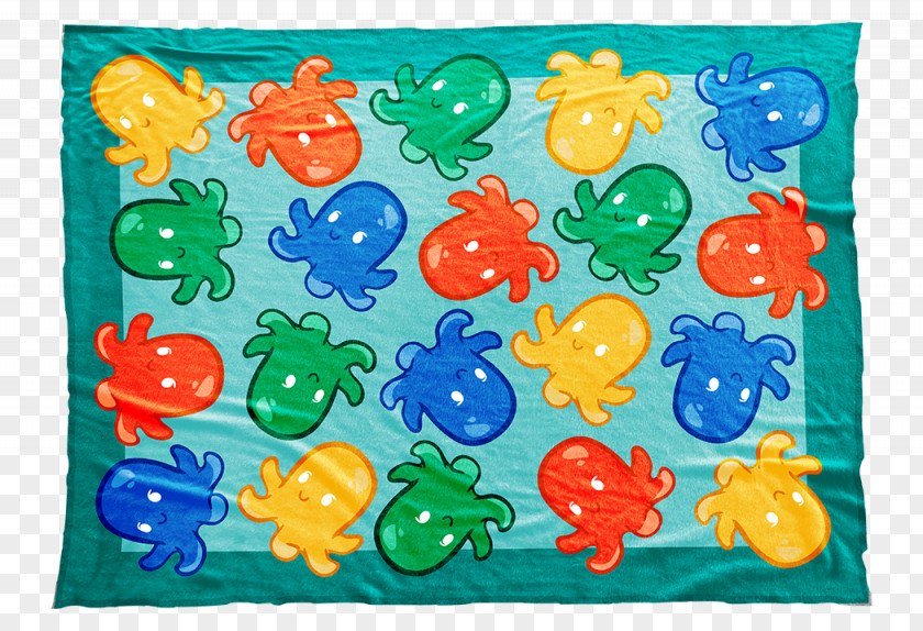 Colorful Heap Collections Background Child Art Blanket Textile Toy PNG