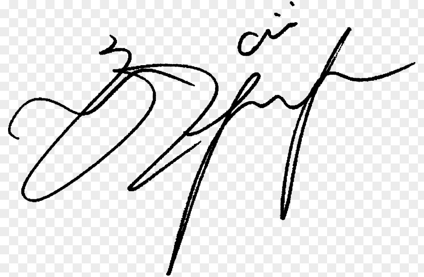 Signature Digital Autograph PNG