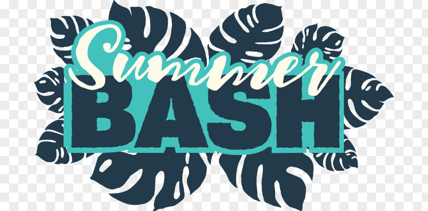 Bash Logo Brand Teal Font PNG