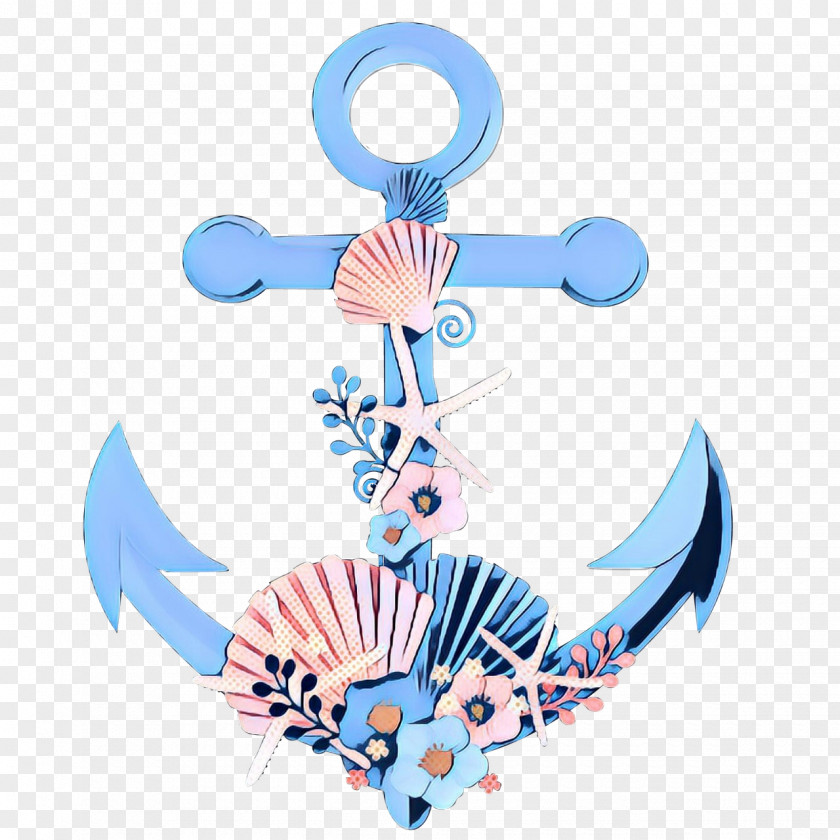 Blue Anchor Line PNG