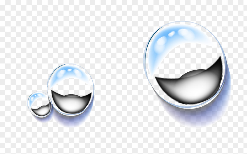 Blue Fresh Water Drops Decorative Patterns Drop Dew Icon PNG