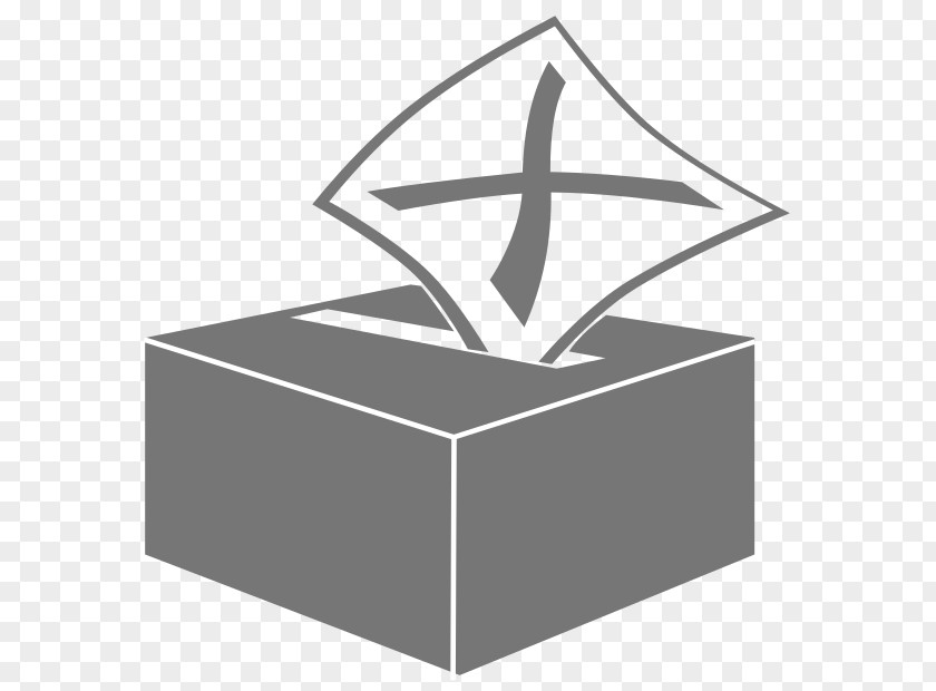 Cartoon Ballot Box Voting Election Clip Art PNG