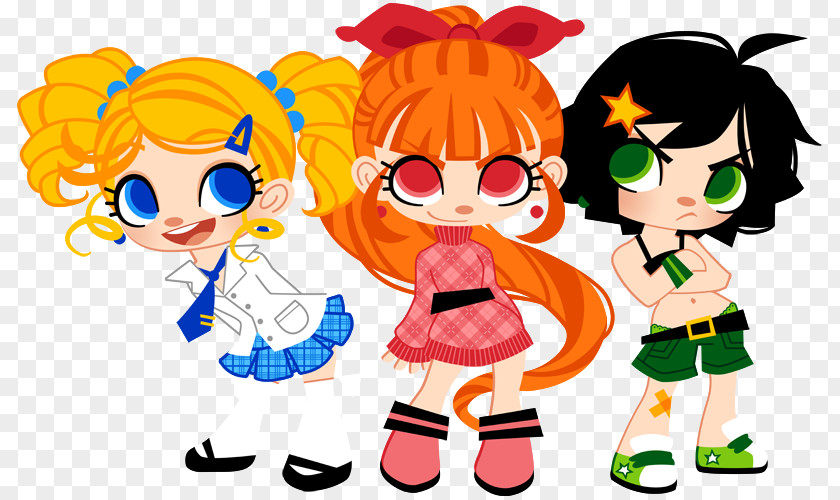 DeviantArt Blossom, Bubbles, And Buttercup Cartoon Drawing Television Show PNG
