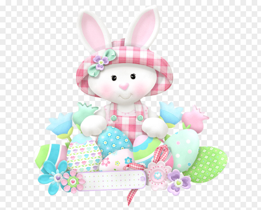 Easter White Bunny Clipart Rabbit Egg Clip Art PNG