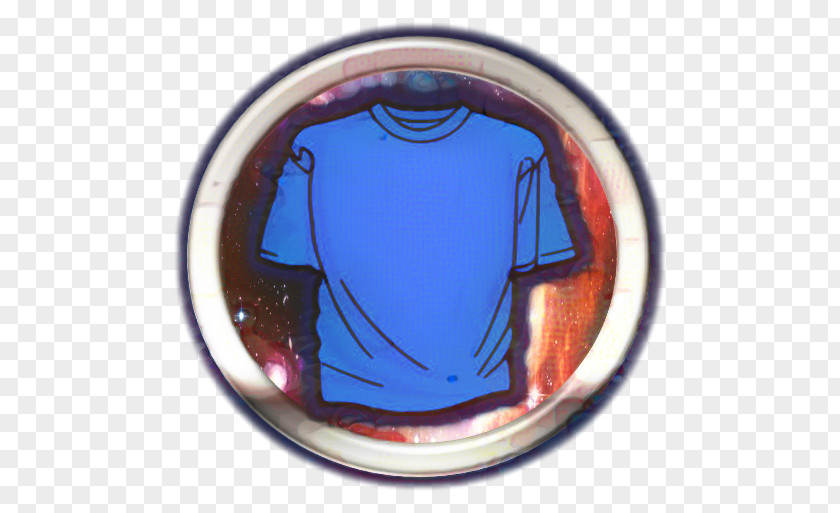 Electric Blue Red Circle PNG