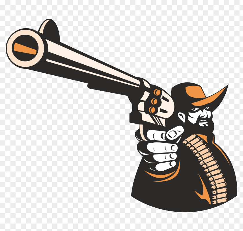 Handgun Cowboy Firearm Gun Pistol PNG