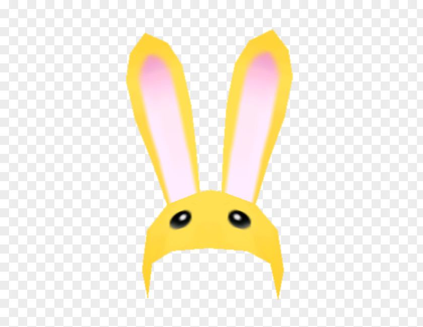 Smiley Easter Bunny Text Messaging Font PNG