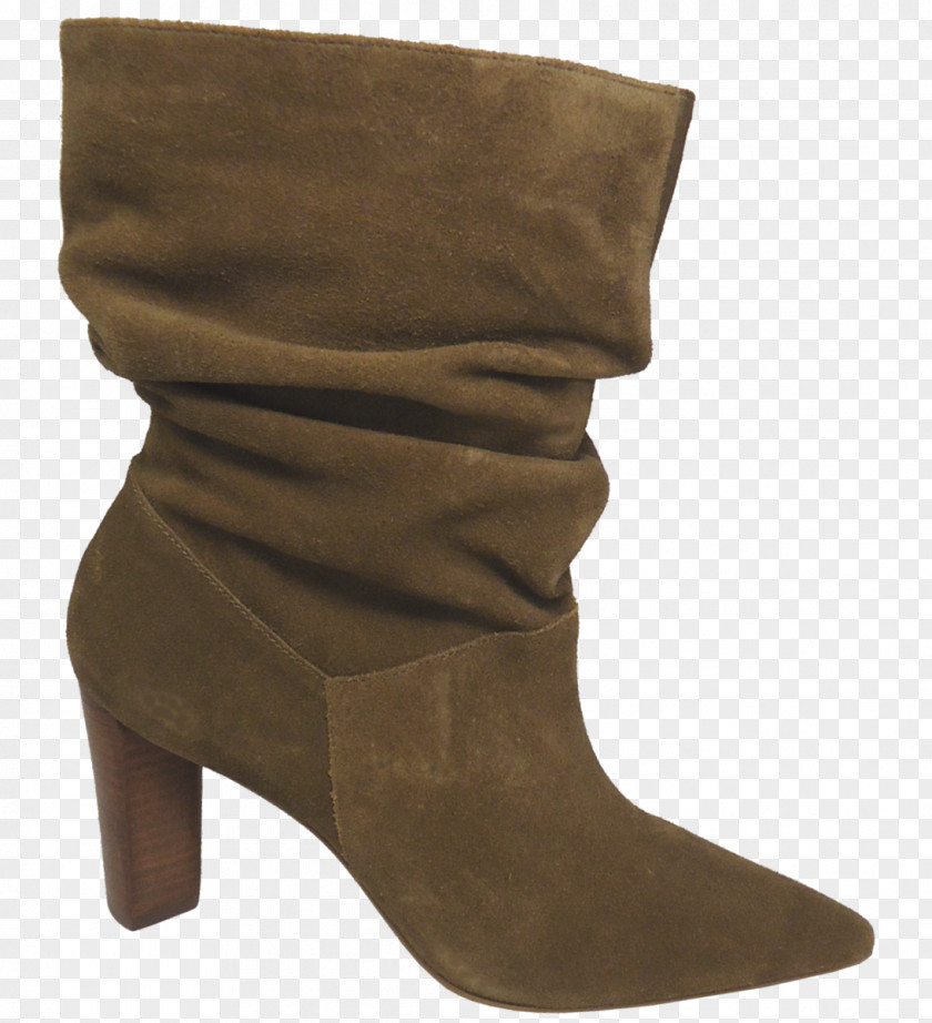 Boot Suede High-heeled Shoe PNG
