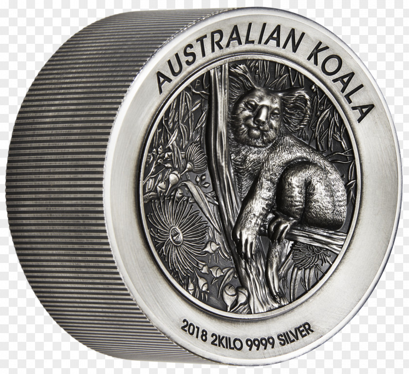 Koala Perth Mint Silver Coin Australian Kookaburra PNG