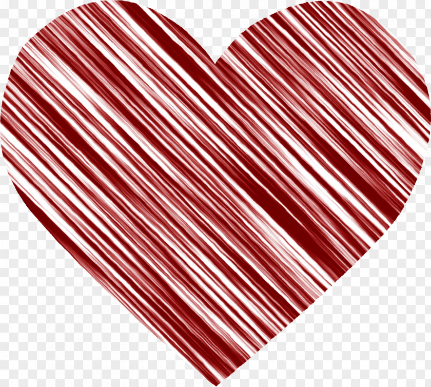 Best Textile Line Heart Pink M PNG