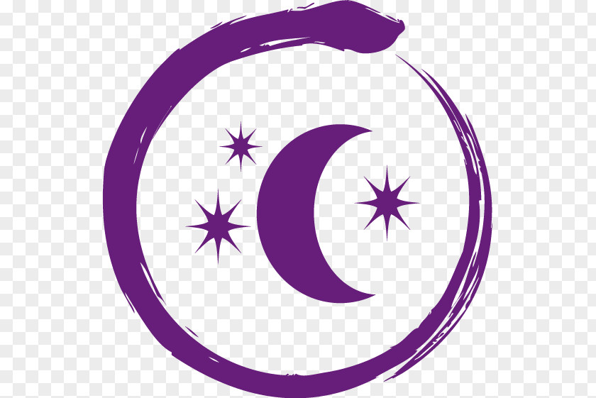 Crescent Clipart Ouroboros Snake Symbol Purple Innovation PNG