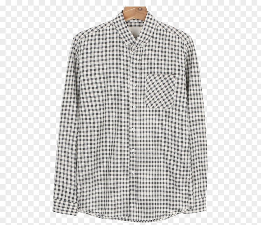 Gingham Checks T-shirt Dress Top Sweater PNG