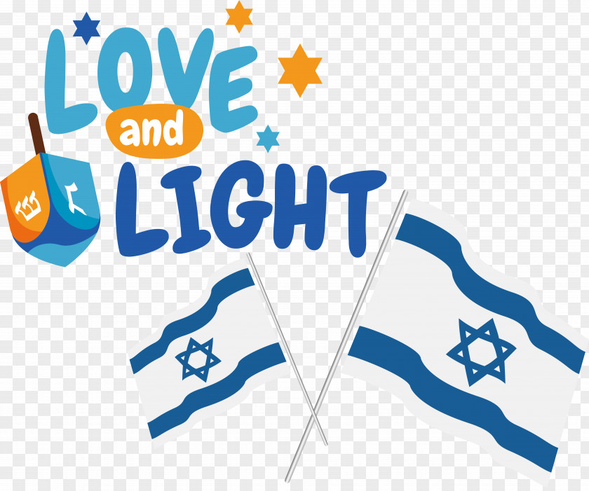 Happy Hanukkah Love Light PNG