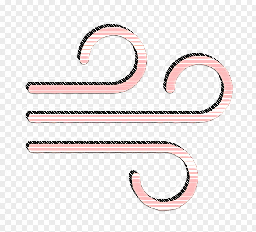 Lineal Weather Icon Wind PNG