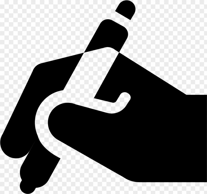 Thumb Blackandwhite Font Logo Line Hand Finger PNG