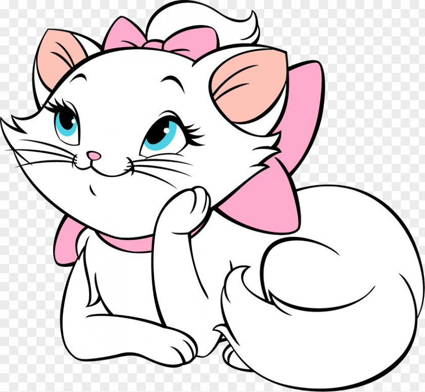 Cat Marie Kitten Drawing PNG