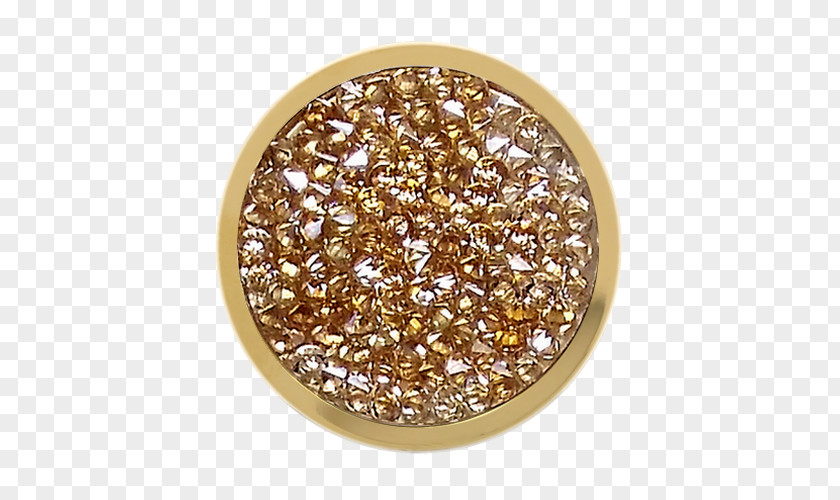 Champagne Gold Coin Carlo Biagi Jewelry PNG