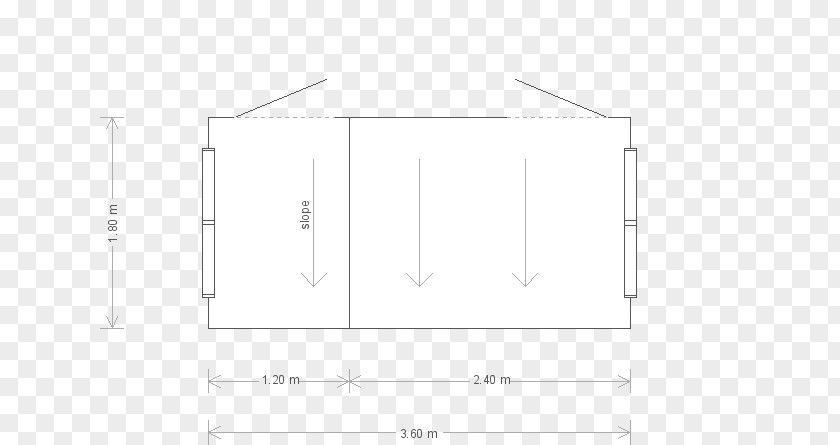 Garden Shed Furniture Line Angle Diagram PNG