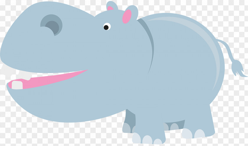 Hippo Hippopotamus Cartoon PNG