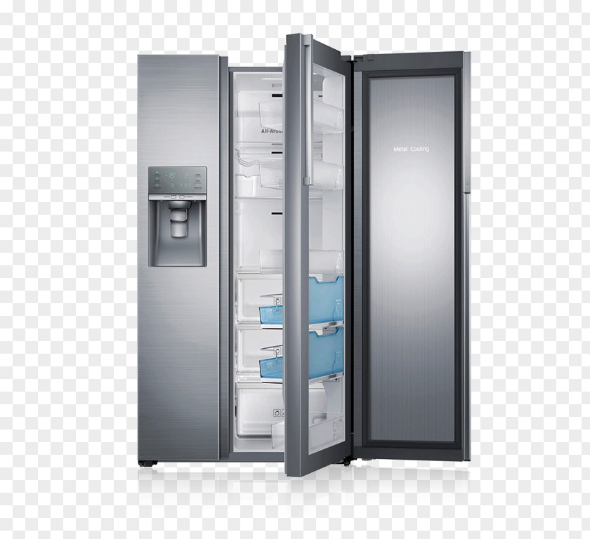 Samsung RH22H9010 Food ShowCase RH77H90507H Refrigerator Stainless Steel PNG