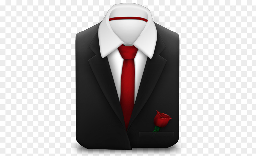 Suit Necktie Black Tie Bow Icon PNG