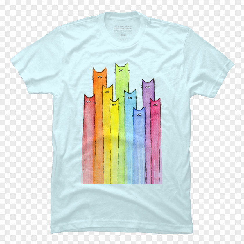 T-shirt Printed Cat Pocket PNG