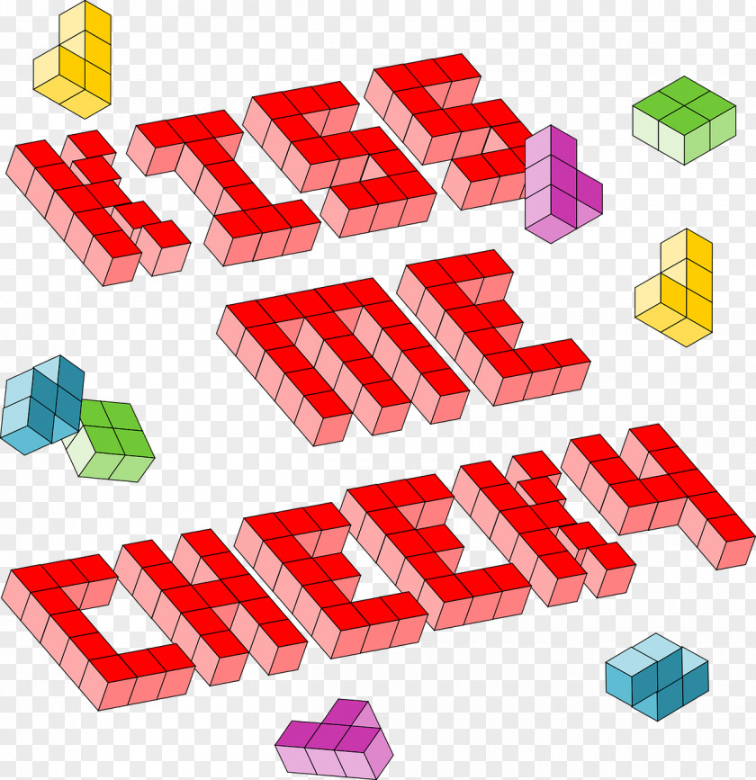 Blocks Tetris Toy Block Video Game Cube PNG