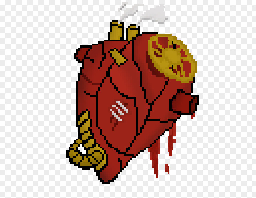 Heart Bit Pixel Art Illustration Digital Drawing PNG