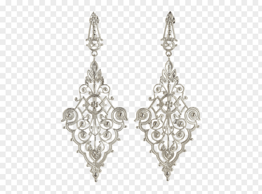 Minimalist Chandelier Earring Body Jewellery Necklace PNG