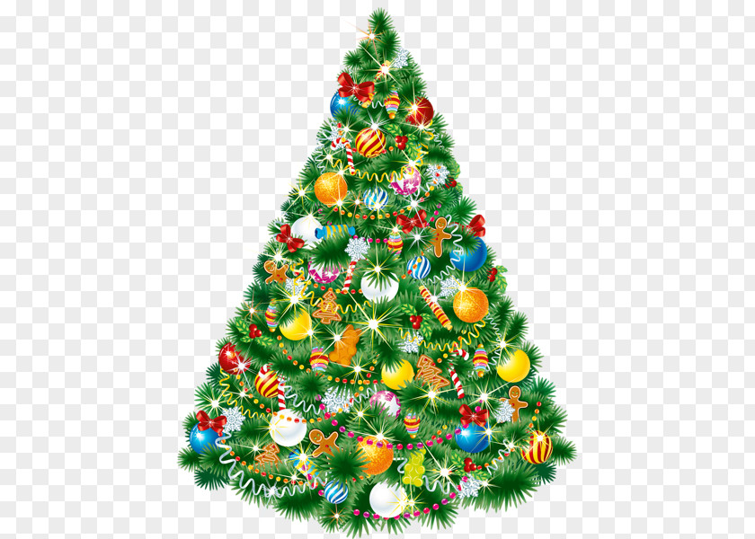 New Year Tree Holiday Clip Art PNG
