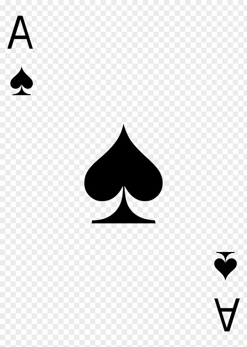 Suit Playing Card Game Spades Ace PNG