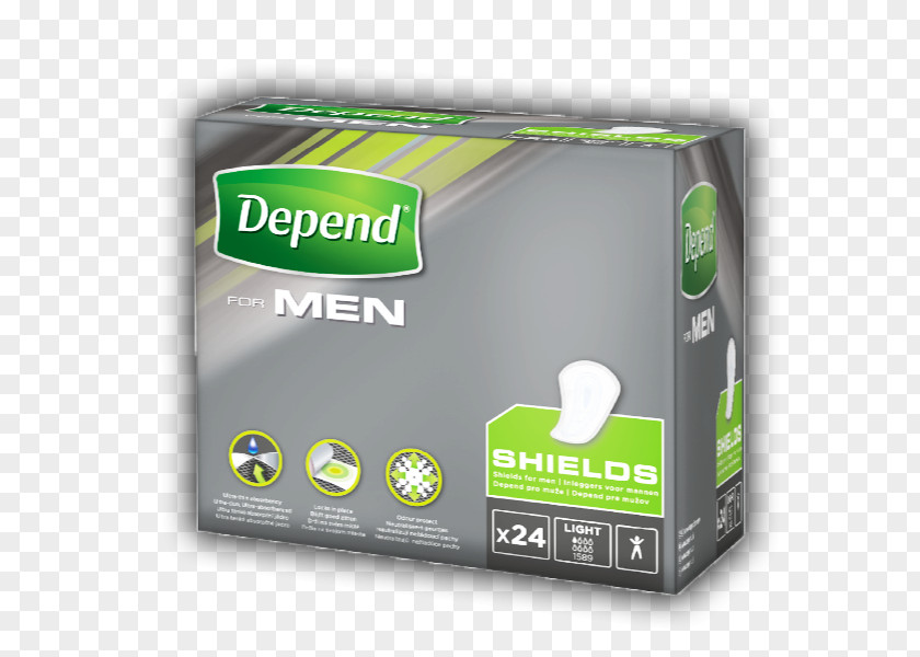Depend Brand Urinary Incontinence PNG