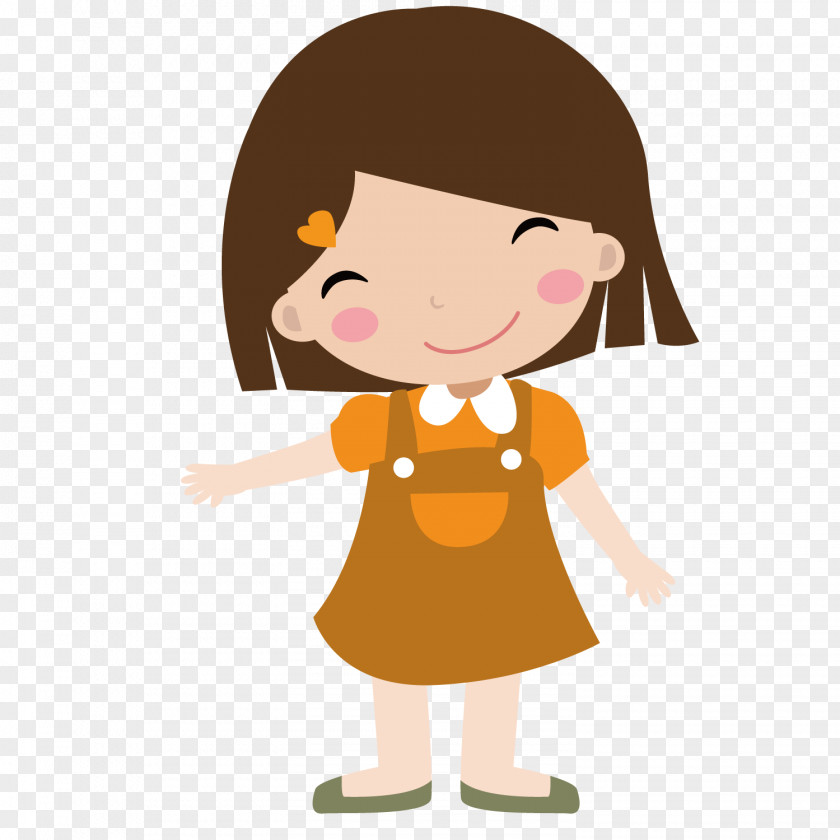 Girl PNG , Cute girl clipart PNG