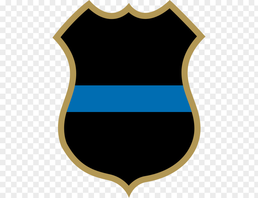 Law Enforcement Police Officer Badge Thin Blue Line PNG