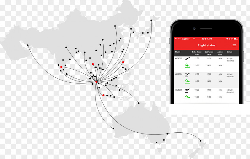 Line Point Technology PNG