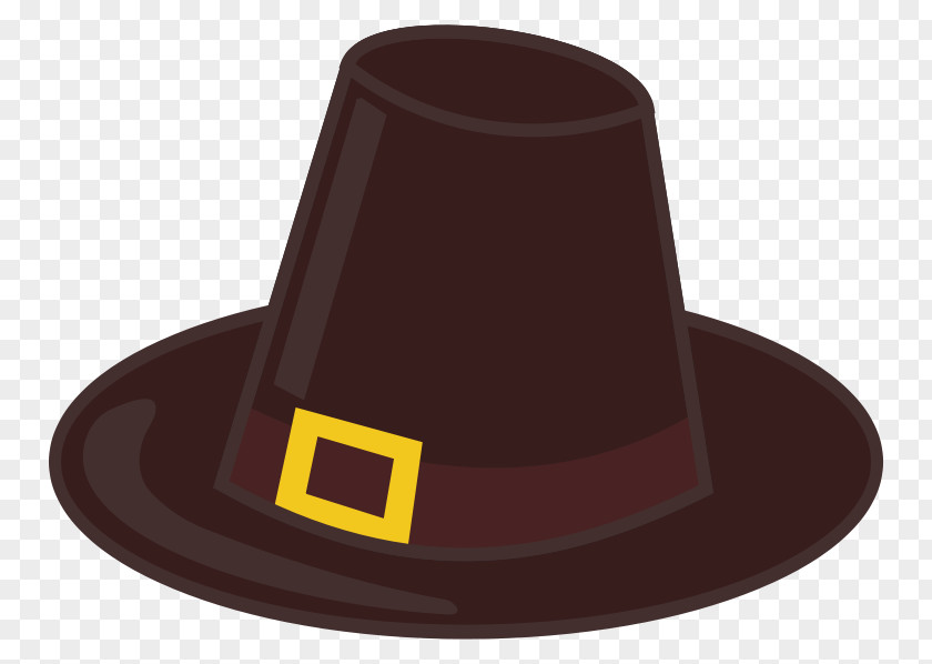 Brown Hat Cliparts Fedora Pilgrims Clip Art PNG