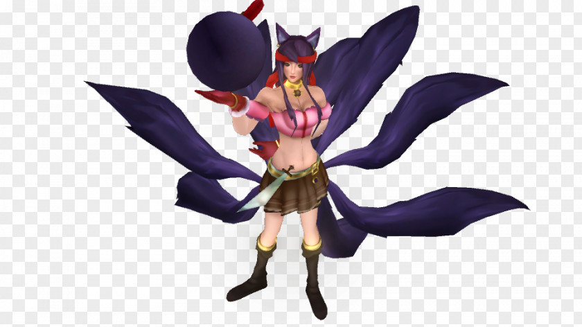 Fairy Ahri YouTube Sketchfab Figurine PNG