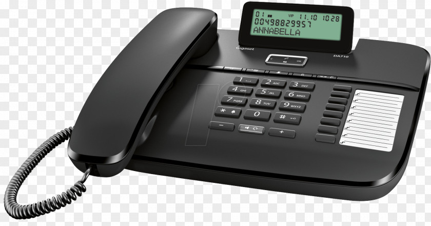 Gigaset DA710 Telephone Home & Business Phones DA610 Analog Signal PNG