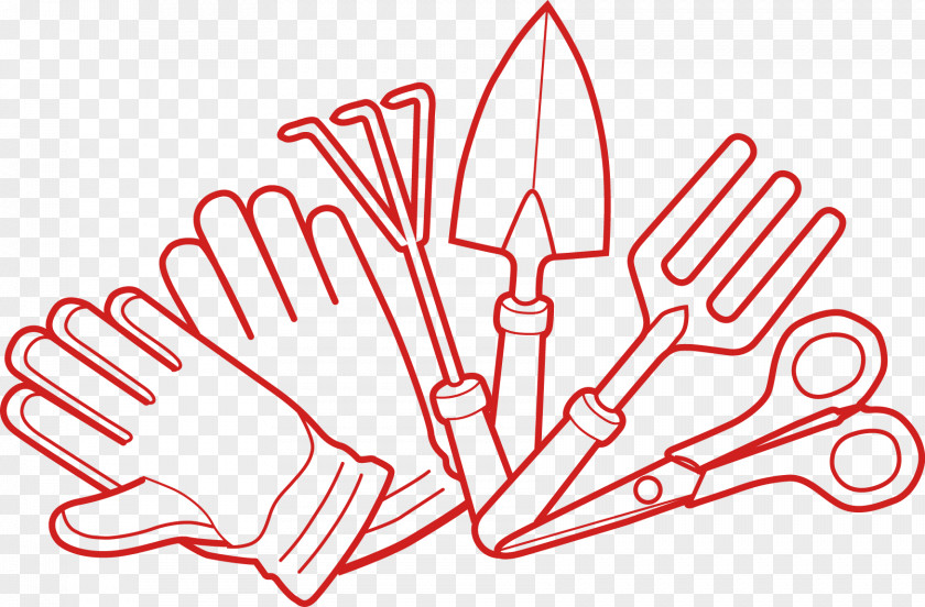 Menue Garden Tool Thumb Text Clip Art PNG