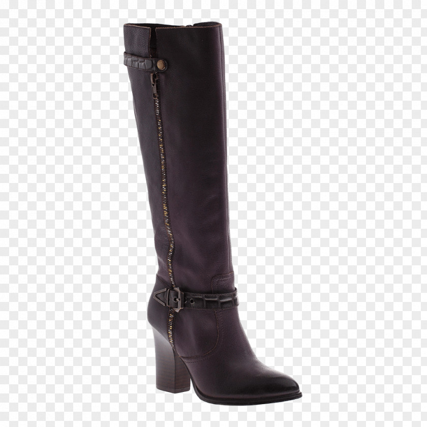 Metal Zipper Knee-high Boot High-heeled Shoe Thigh-high Boots PNG