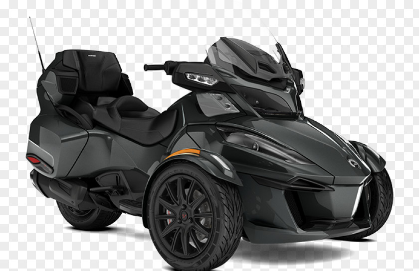 Motorcycle BRP Can-Am Spyder Roadster Motorcycles All-terrain Vehicle Motorized Tricycle PNG