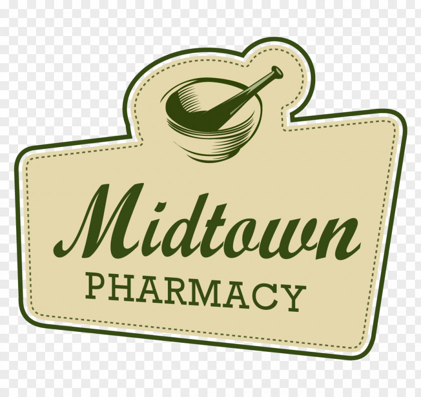 Pharmacy Whitsett Midtown Label Green PNG