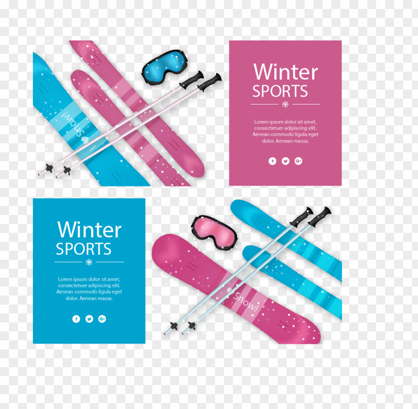 Winter Ski Skiing Sport PNG