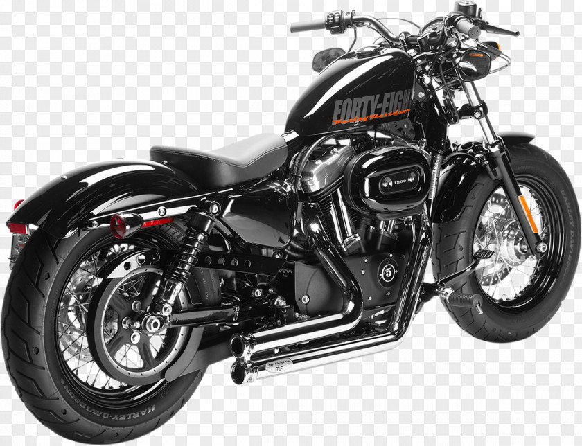 Car Exhaust System Tire Harley-Davidson Sportster PNG