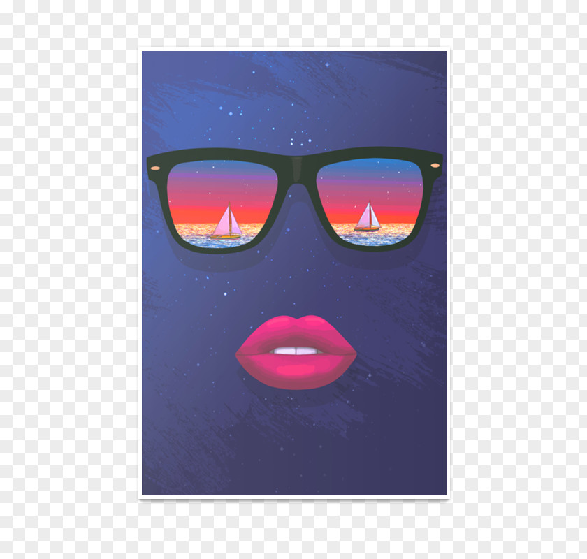 Chinese Dream Poster Sunglasses Goggles Modern Art Rectangle PNG