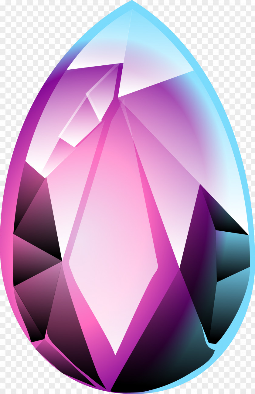 Colorful Diamond Crystal Gemstone PNG
