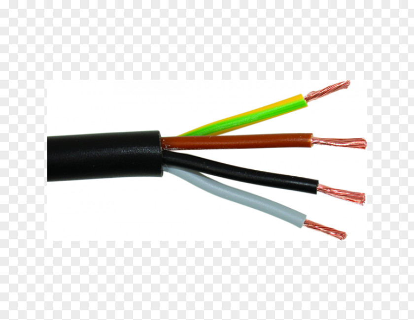 Electrical Cable Wire Copper Conductor Power Flexible PNG