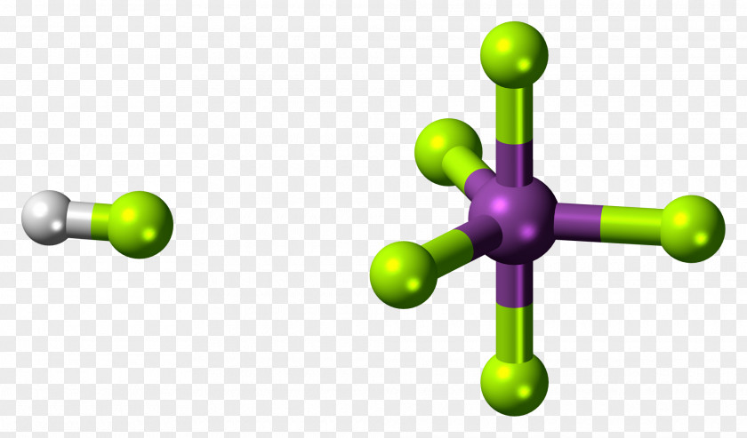 Fluoroantimonic Acid Hydrofluoric Ball-and-stick Model Superacid PNG