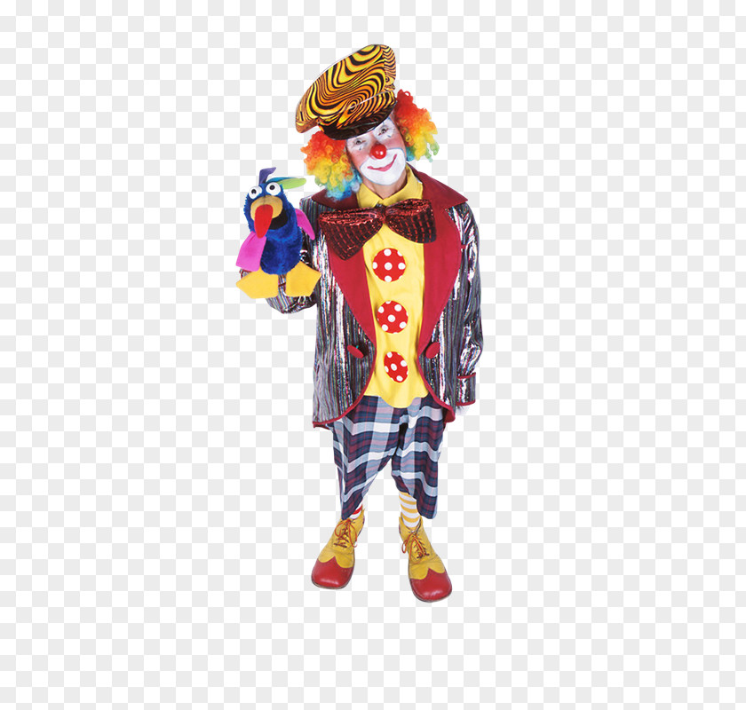 Payaso Clown Costume Design PNG