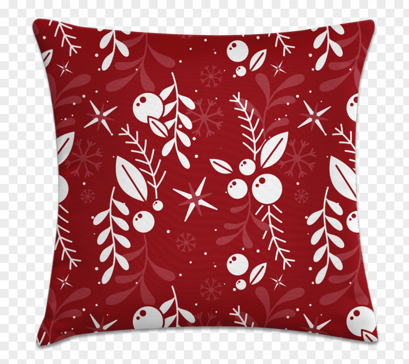Pillow Throw Pillows Cushion Red Bedding PNG